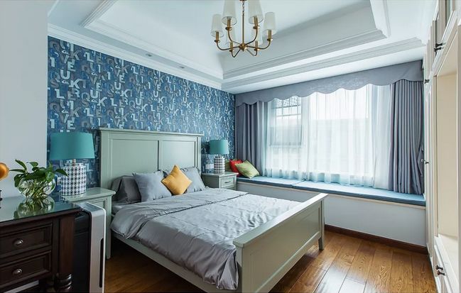 [裝修案例]128平米三居室美式裝修風(fēng)格，舒適的居家生活