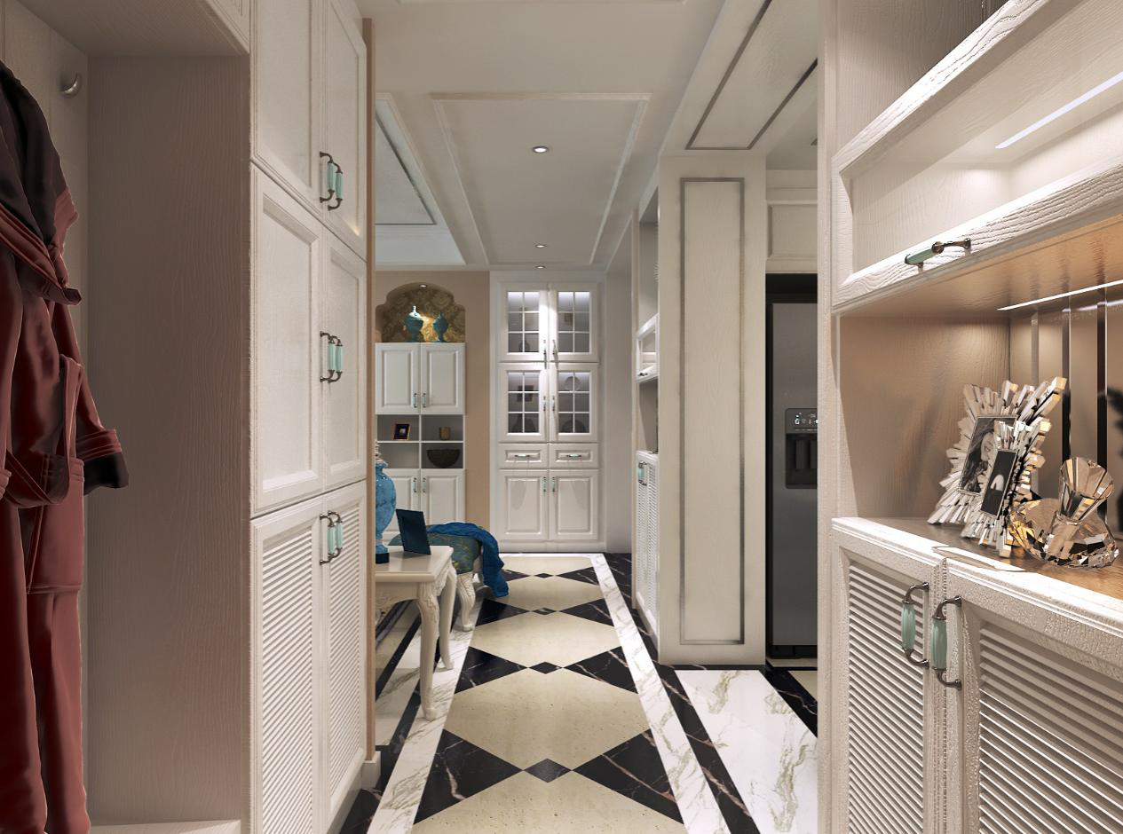 龍湖九里晴川-現(xiàn)代簡約-臥室設計效果圖