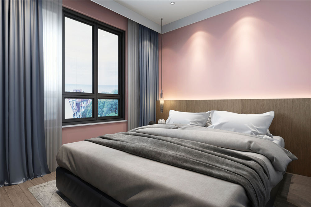 龍湖九里晴川-現(xiàn)代簡約-臥室設(shè)計效果圖