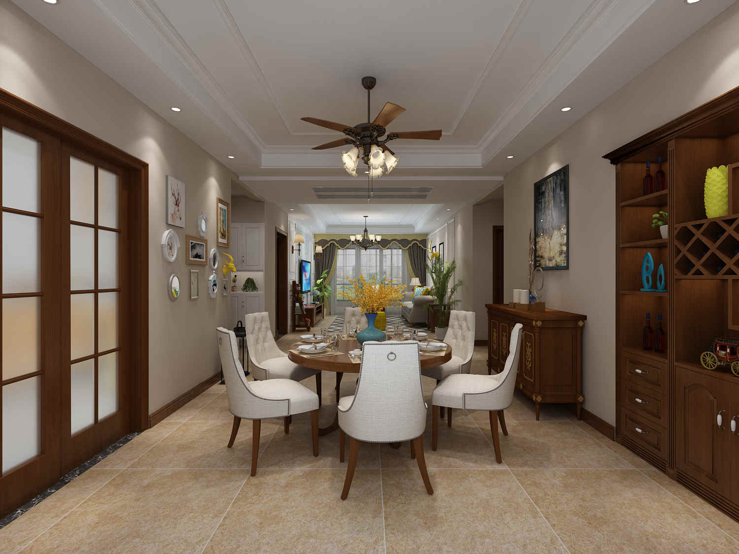 龍湖九里晴川-現(xiàn)代簡約-臥室設計效果圖