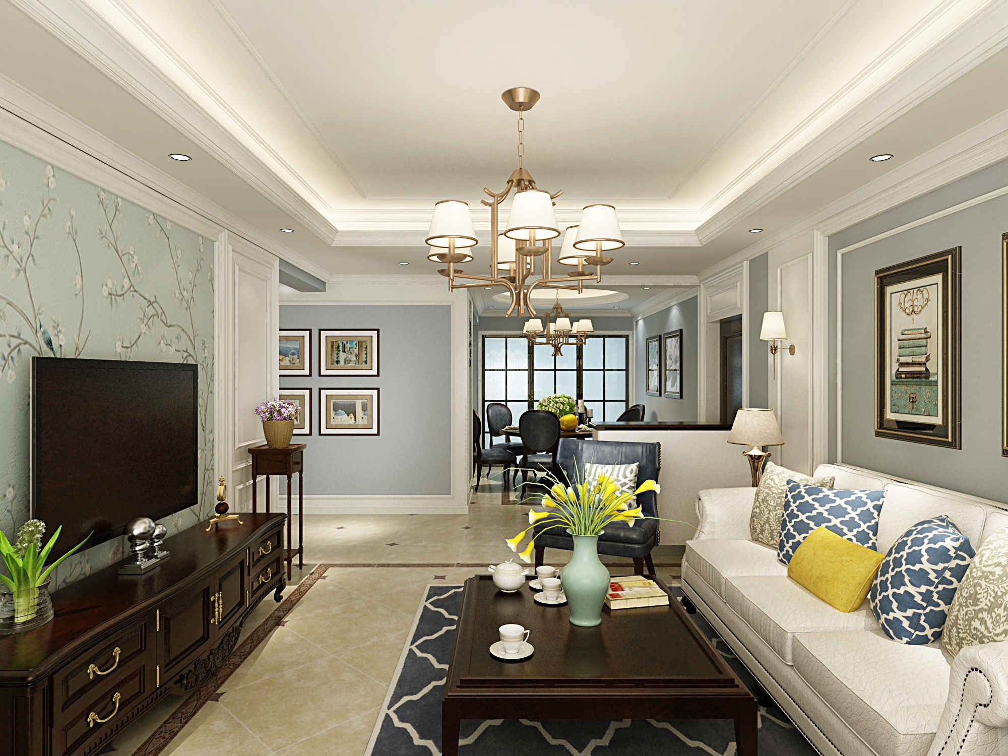 龍湖九里晴川-現(xiàn)代簡約-臥室設(shè)計效果圖