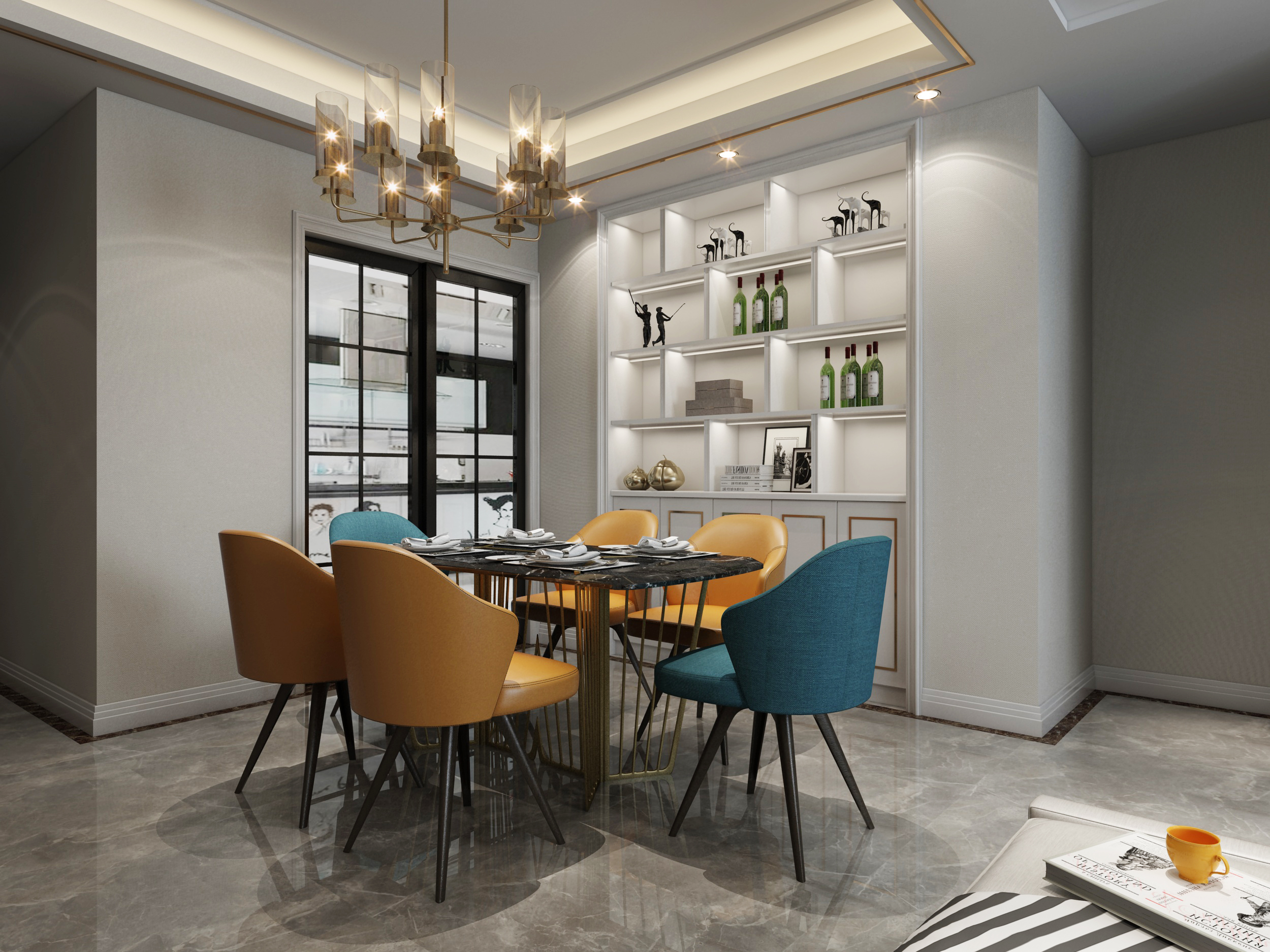 龍湖九里晴川-現(xiàn)代簡約-臥室設(shè)計(jì)效果圖