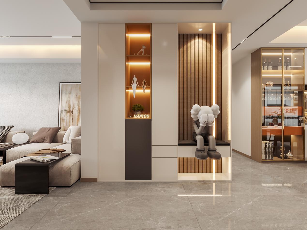 龍湖九里晴川-現(xiàn)代簡約-臥室設(shè)計(jì)效果圖