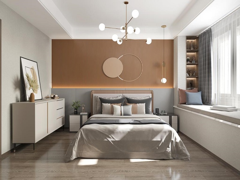 龍湖九里晴川-現(xiàn)代簡約-臥室設(shè)計(jì)效果圖