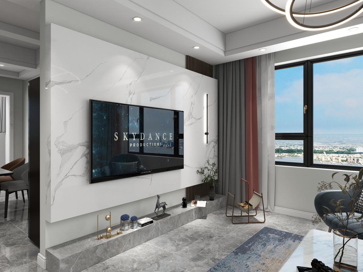 龍湖九里晴川-現(xiàn)代簡約-臥室設(shè)計(jì)效果圖